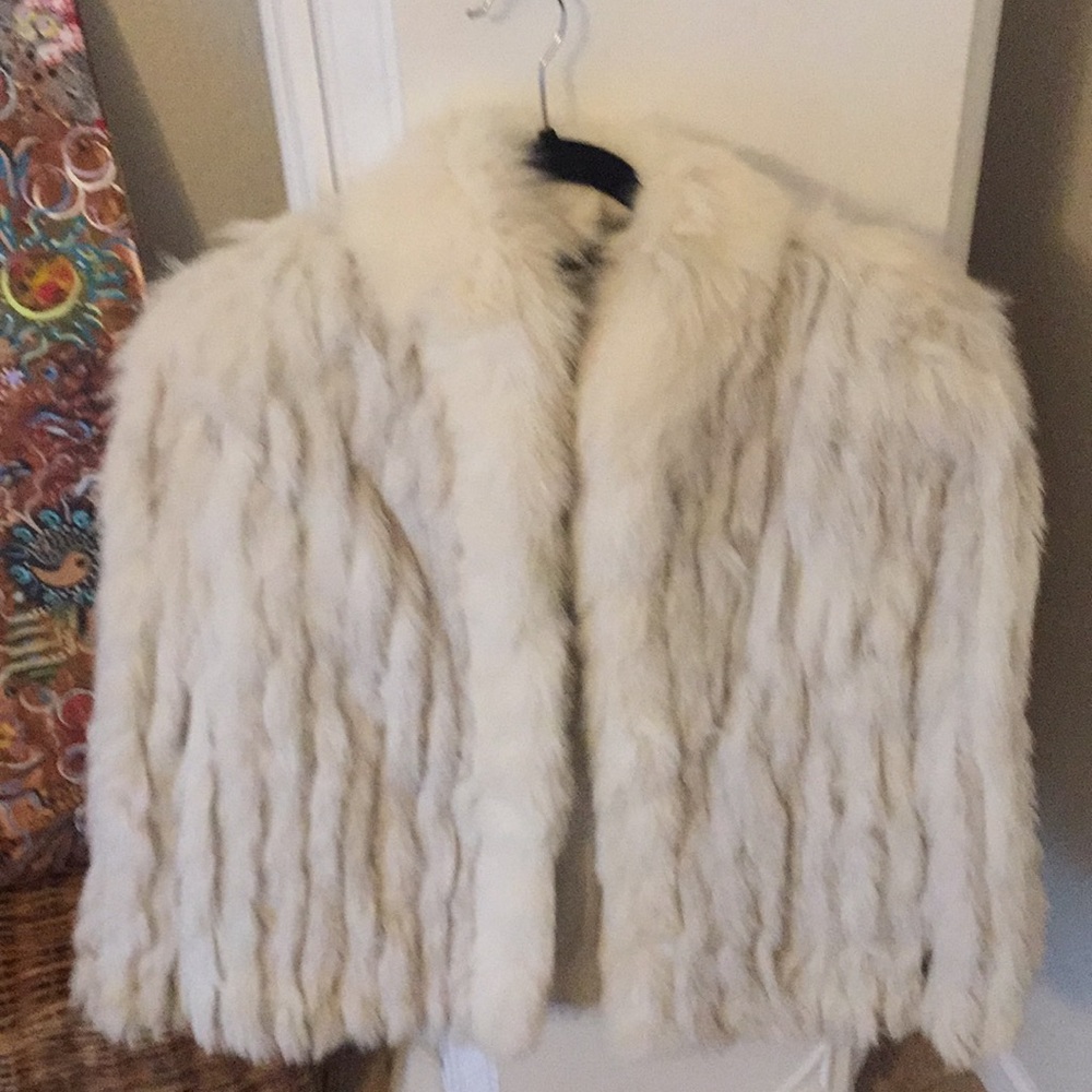 Gorgeous blue fox jacket!